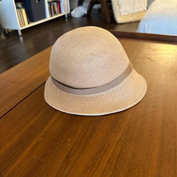Satya Twena Caramel Fedora straw Hand-made Hat